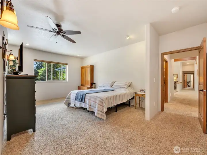Peaceful primary suite with generous space and natural light. Peaceful primary suite with generous space and natural light.