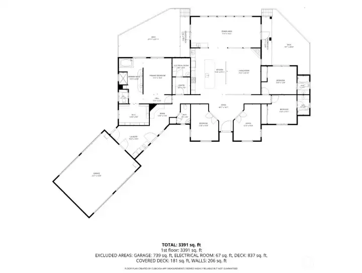 Floor plan of main home for reference only; buyer to verify dimensions. Floor plan of main home for reference only; buyer to verify dimensions.