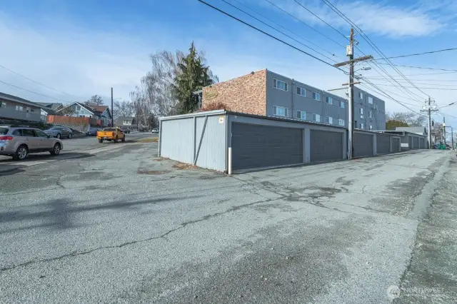 Garage and storage areas