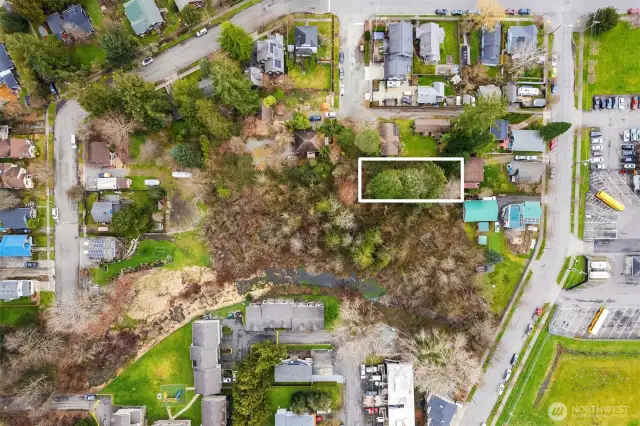 Lot directly behind 38362 Cedar