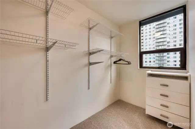 Huge walk-in closet off the primary bath.