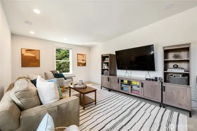 upstairs family room