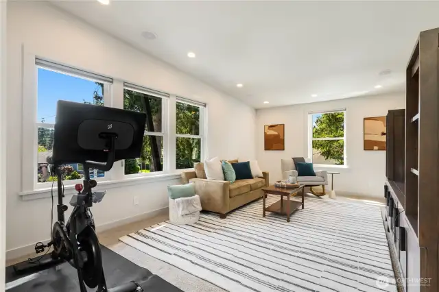 upstairs family room
