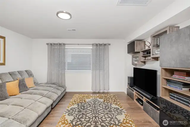 Bonus room offers versatile space to suit your needs—ideal for a playroom, home office, gym, or additional living area.