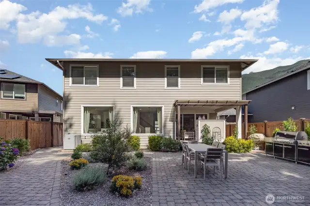 Backyard is also equipped with a generator plug & security cameras for peace of mind.