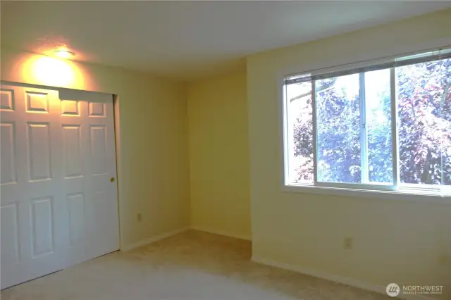 Second bedroom--spacious and has a nice large window.