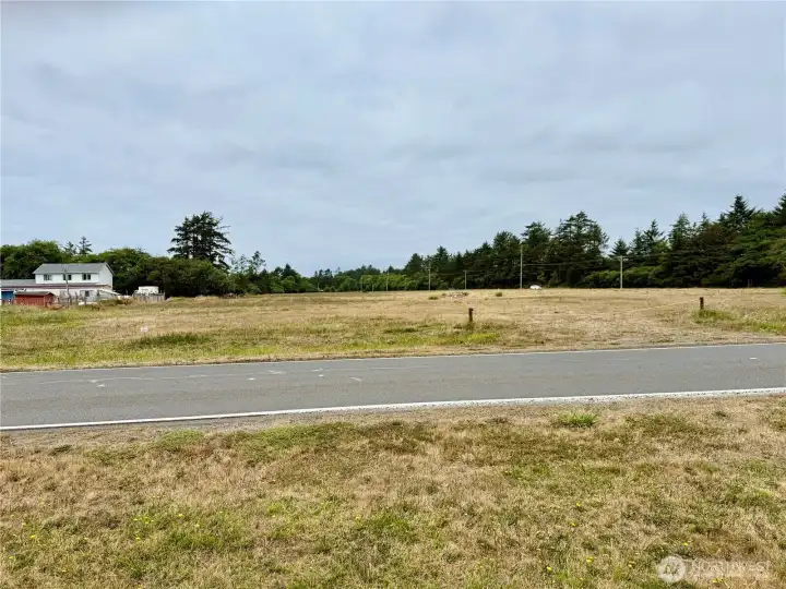 Looking North from OS Post Office across Chance a la Mer to property.