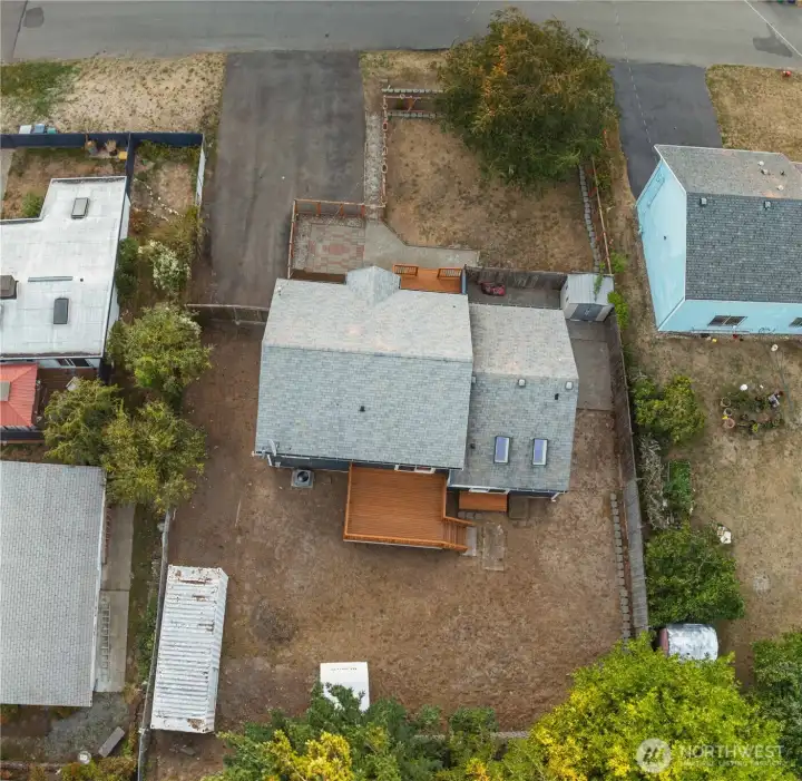 Aerial View -Back of home