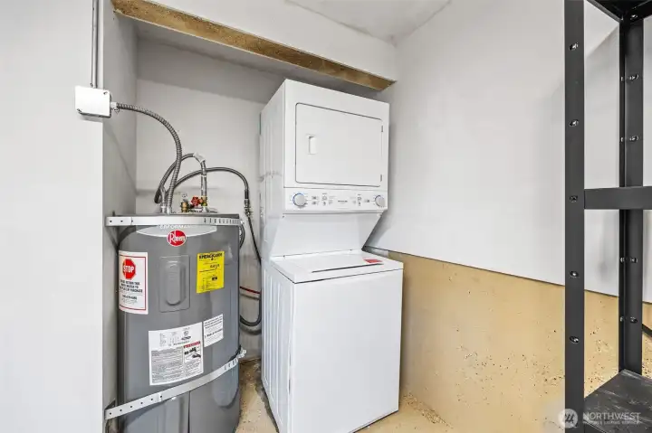 New washer and dryer included.