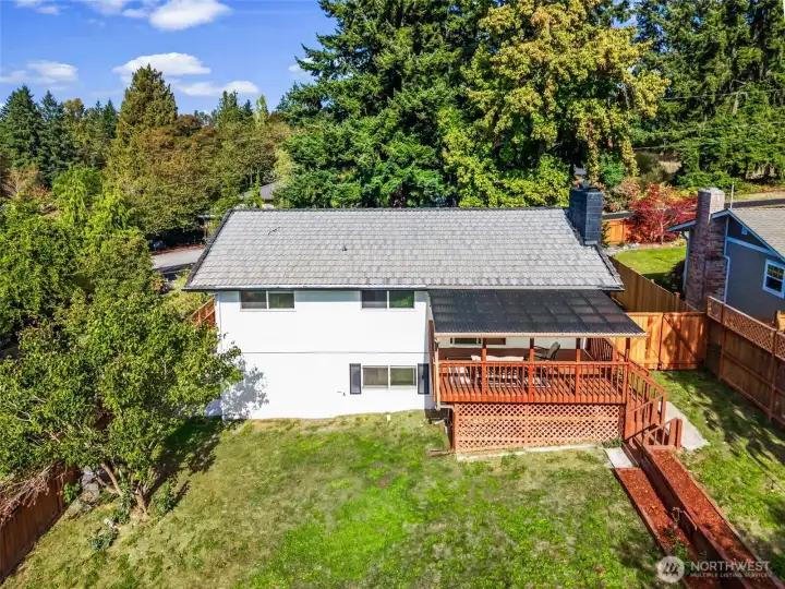 Professionally cleaned 50-year tile roof.