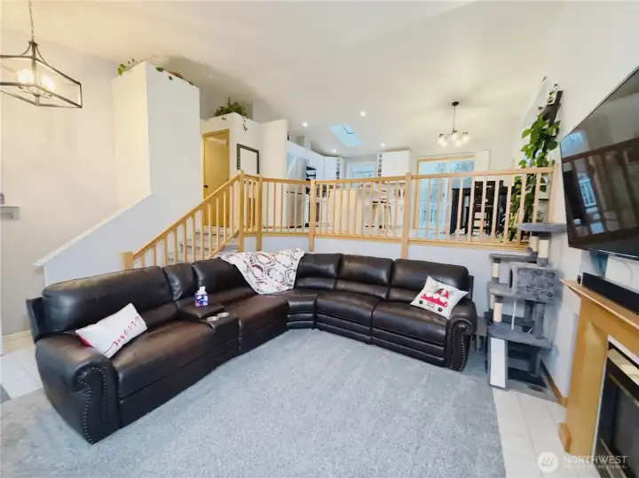 Lower level living room