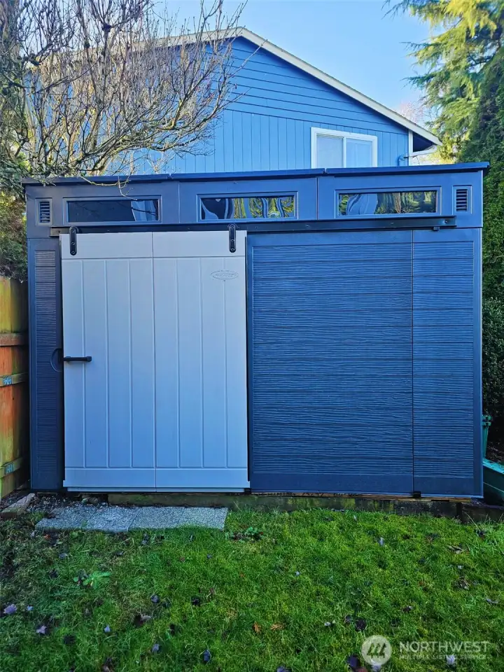 Backyard shed