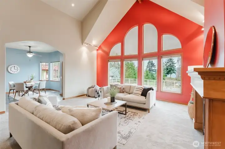 Windows bring in natural light