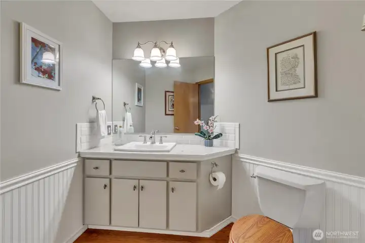 Main floor guest bathroom