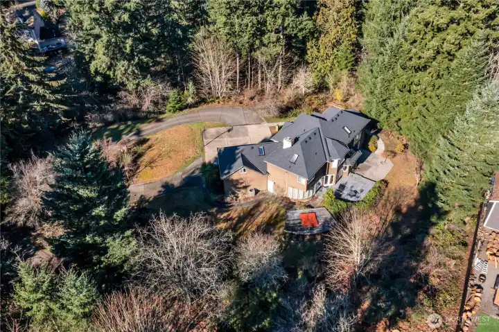 Check out the forested privacy for this 2 acre parcel