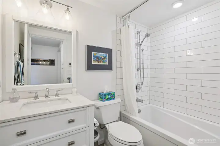 full bath on lower level