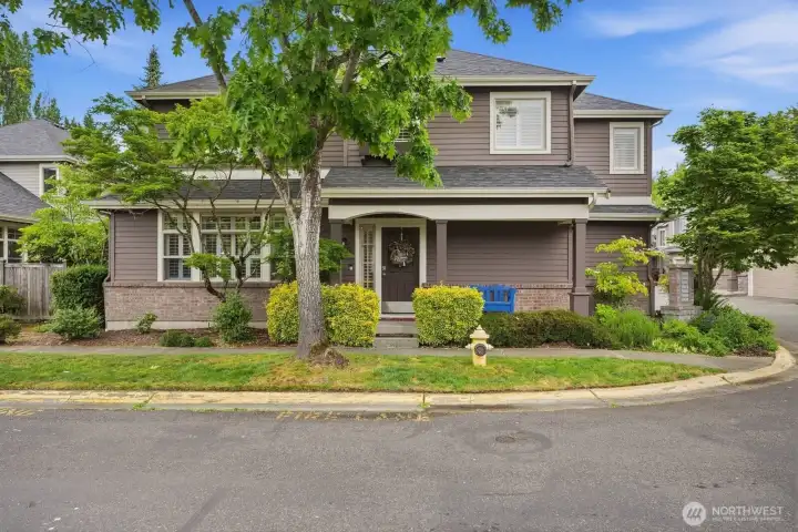 Charming craftsman exterior welcomes you to the covered front porch. Charming craftsman exterior welcomes you to the covered front porch.