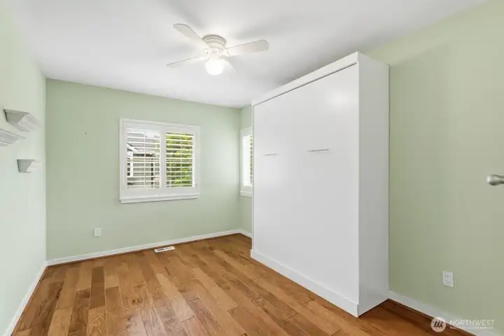 Bedroom with murphy bed. Bedroom with murphy bed.