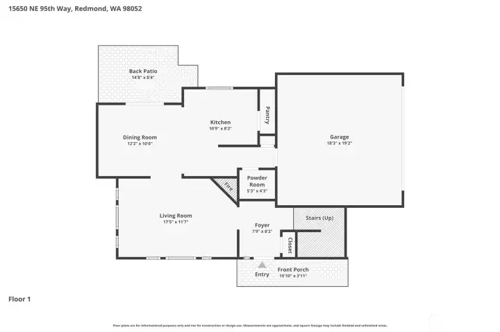 Floorplan level 1 Floorplan level 1