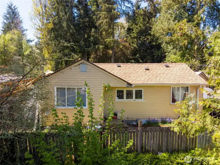Existing home. Facing East.