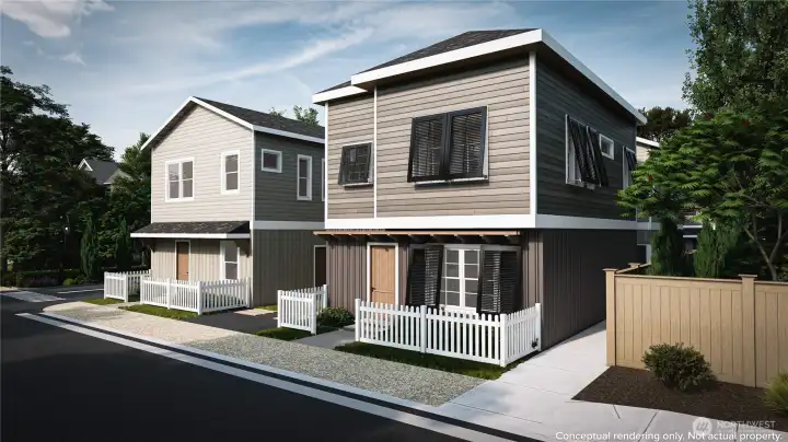 Conceptual rendering only. Not actual property.