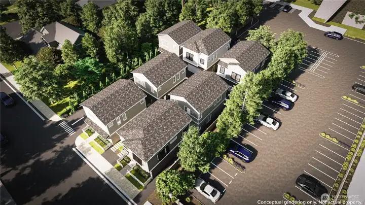 Conceptual rendering only. Not actual property.
