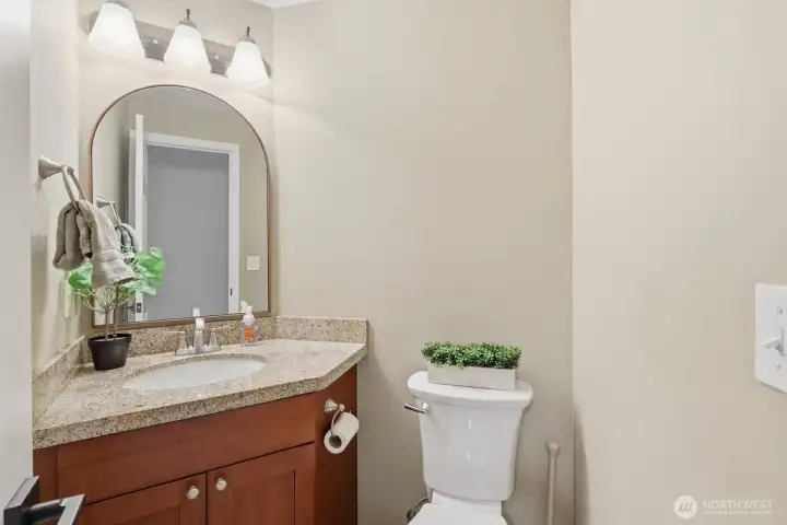 powder room on the main floor