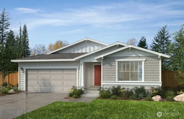 Not Actual Home. Exterior Option B Shown