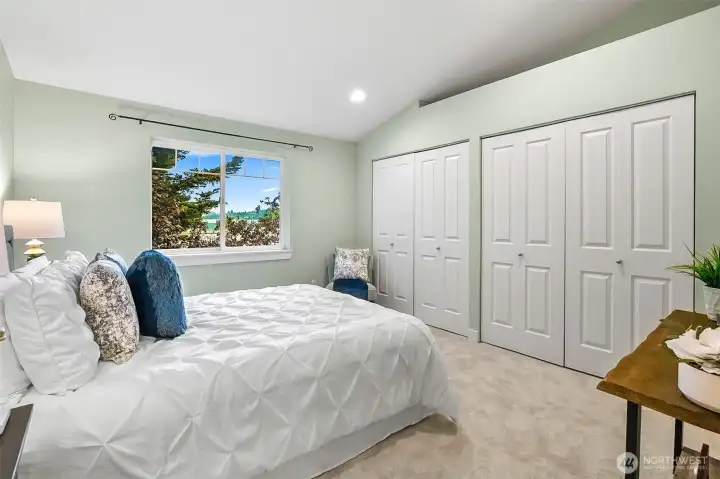 Upstairs is the Primary Suite with lots of closet space