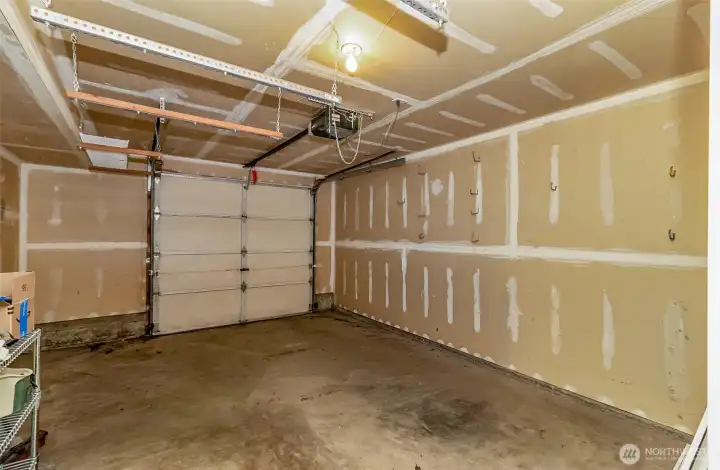 Secore 1 car attached garage