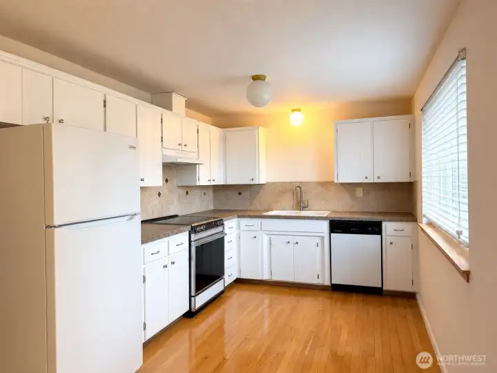 Kitchen with dining space