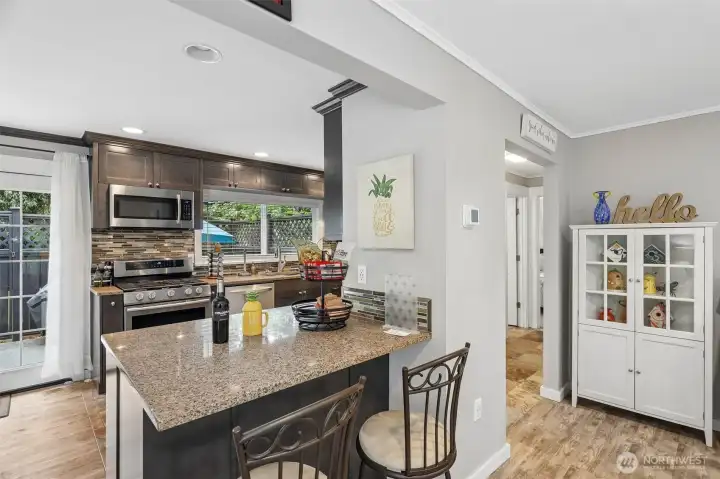 Breakfast bar