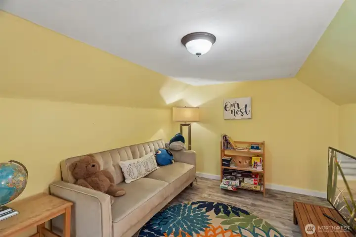 Cottage upstairs gathering space