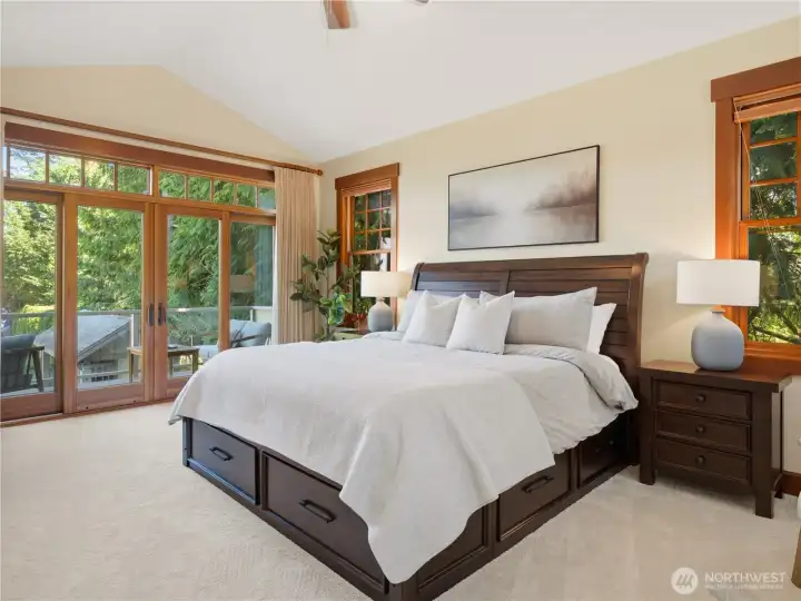 Natural light fills the room throughout the day, while the generous layout provides flexibility for additional seating or relaxation space. Natural light fills the room throughout the day, while the generous layout provides flexibility for additional seating or relaxation space.
