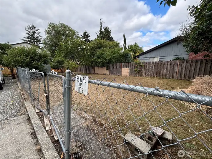 Fenced Dog run