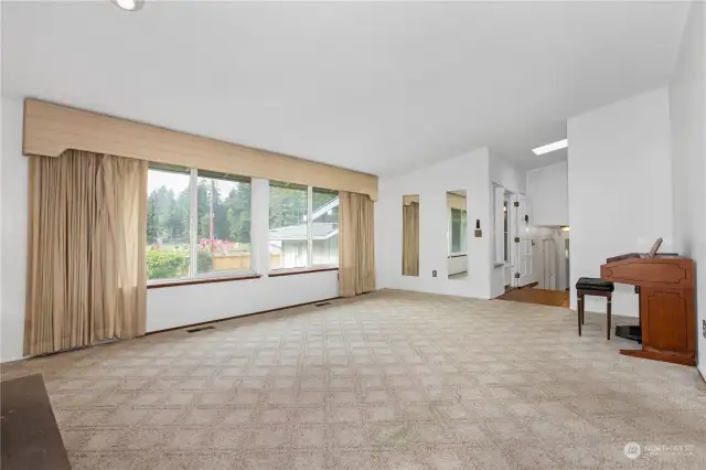 Formal living room looking back at the main entry.