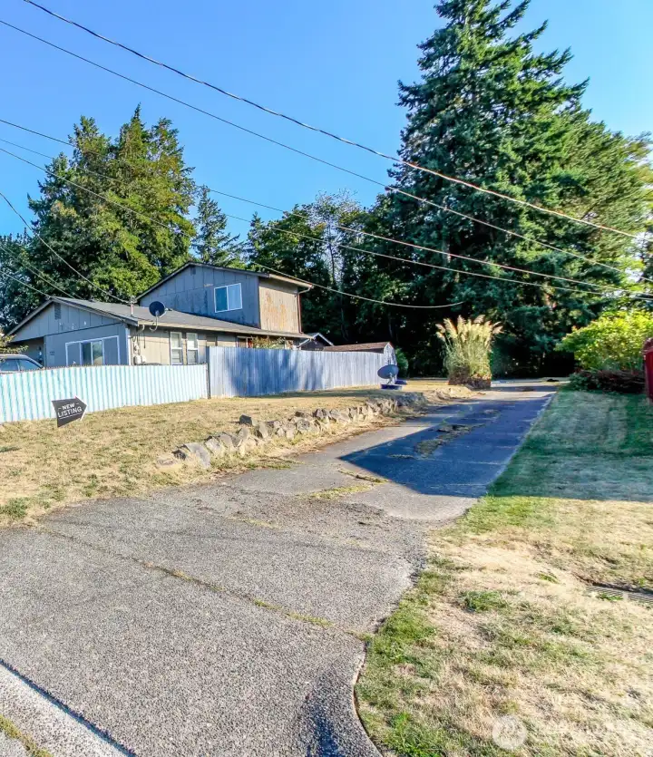 Driveway entrance