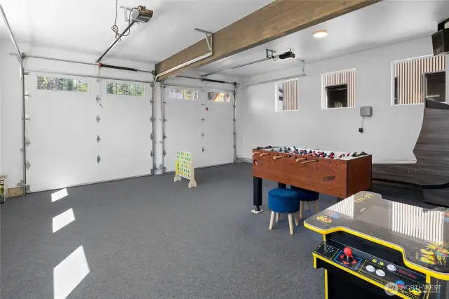 Two car garage