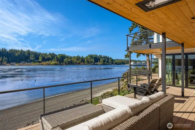 Views, views, and more views from the lower level decks.