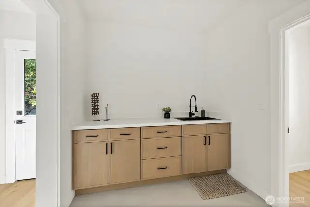 Utility room, next to the pantry