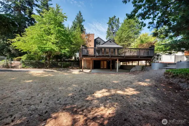 Huge yard!