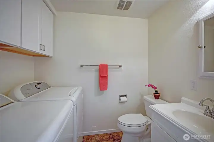 Utility Room & Half Bath