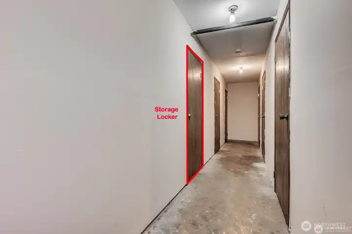 This is the second storage unit that has a secure access.