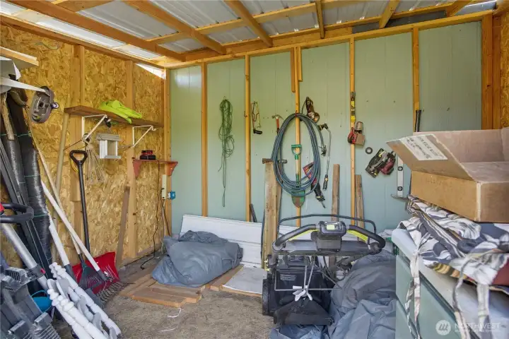 Outdoor Shed w/power