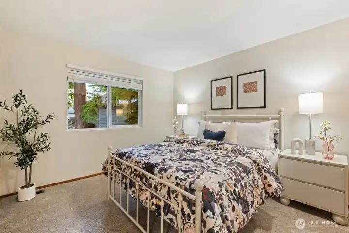 All bedrooms are spacious and upstairs