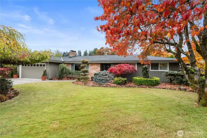 Look at the mature landscaping!