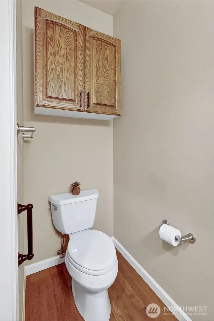 Main floor half bath