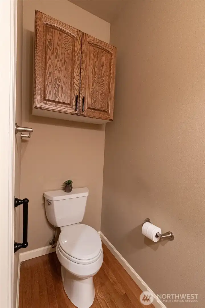Main level powder room