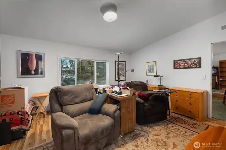 PBR - vaulted ceilings give you plenty of space.