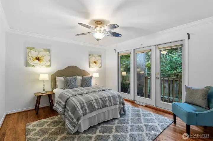 Additional main-level bedrooms with flexible layout, perfect for guests, home office, or growing households in Lake Forest Park.